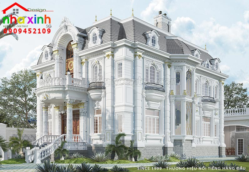 Biệt Thự Cổ Điển Pháp 4 Tầng | Cô Kim Hiền | Quận 2 | BT-202
